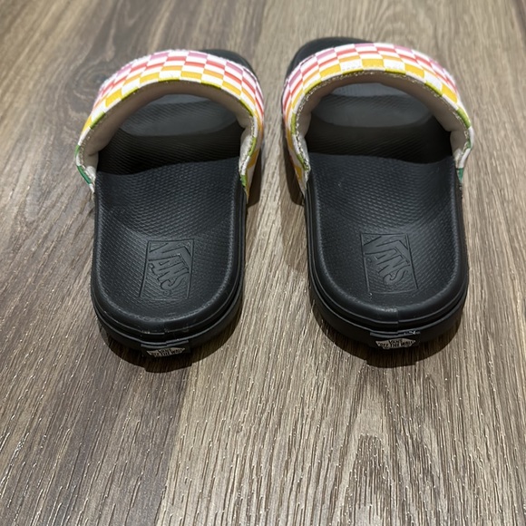 Vans Kids Checkerboard Slides Slippers - Picture 5 of 7